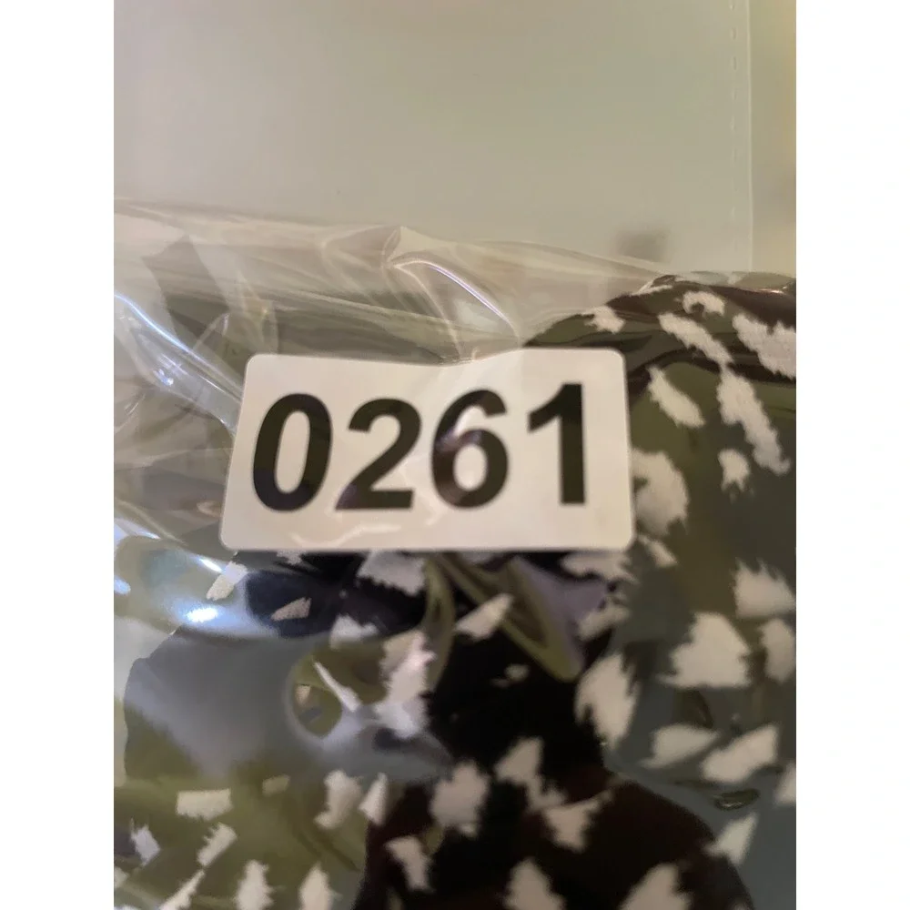 Michael Kors Womens Large Black White Spotted Animal Print Sleeveless‎ Dress L
